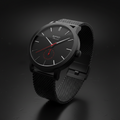 reloj doble hora metalico pavonado